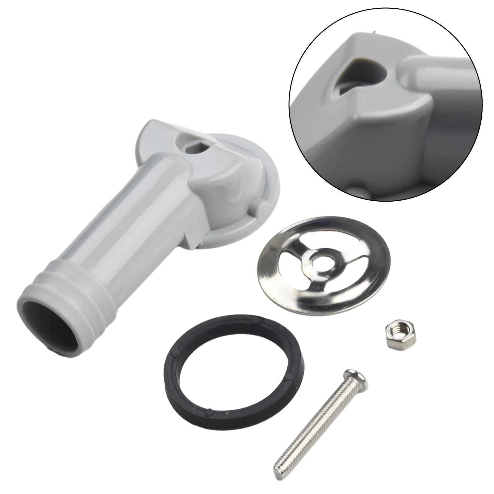 Overflow Head Overflow Hole Basin Overflow Hole Drainage Water Hose Joint Round Square Kitchen Accessories: Burgundy