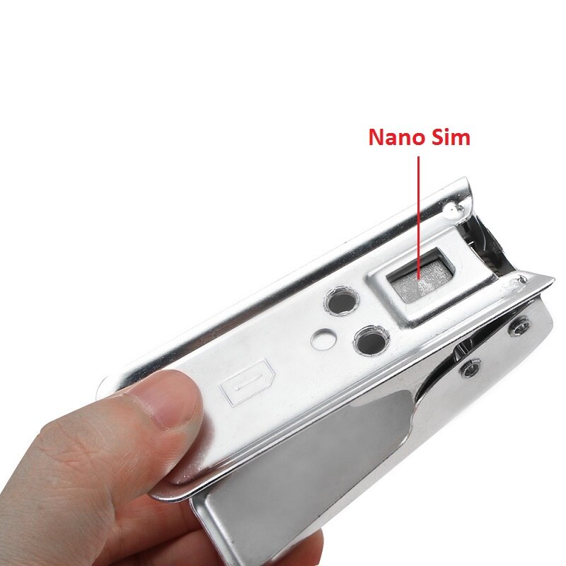 2 In 1 Multifunctionele Sim Card Cutter Voor Sim Micro Nano Card Smart Telefoon Accessoire: Nano cutter