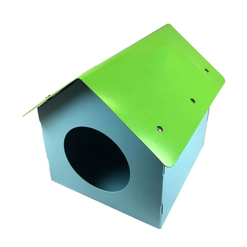 Plastic Dog Houses Outdoor Insulated Weatherproof Kennel Dogs House Outside with Door Pet Dog Supplies S/M Size C42