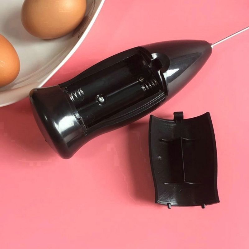 Minimixer elektrisk handhållen mixer äggvisp mjölkskummare rostfritt stål knapp försörjning köksmaterial