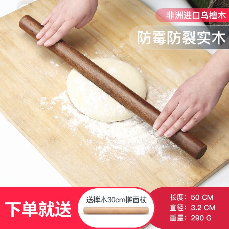 Embossed Rolling Pin Baking Cookie Roll Reindeer Cake Long Rolling Pin Baking Cookies Noodle Biscuit Fondant GG50gm: 5