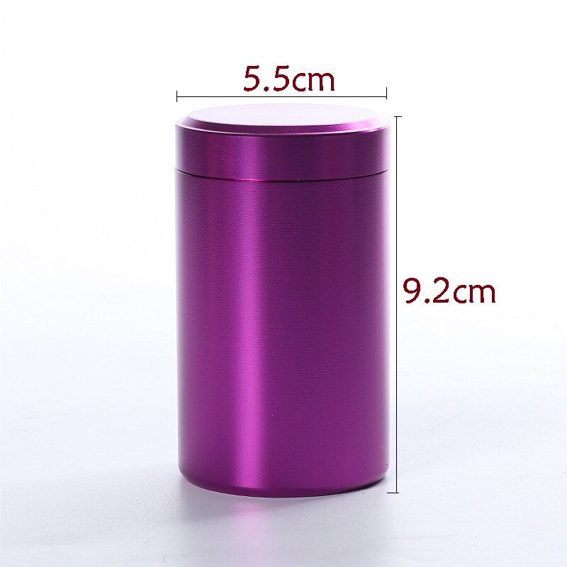 Mini Metal Tea Caddy sealed storage tank Portable travel Tea Boxes tea tin containers coffee canister Kitchen Spice Candy jar: M5