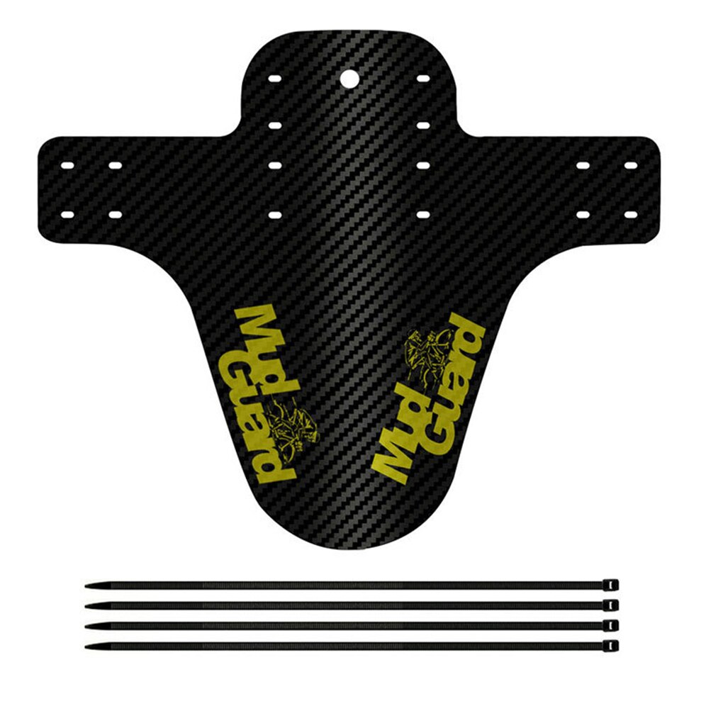 Fiets spatborden voor-/achterwiel spatborden carbon spatborden mtb mountainbike racefiets reparatieset accessoires: 6 260 x 220mm