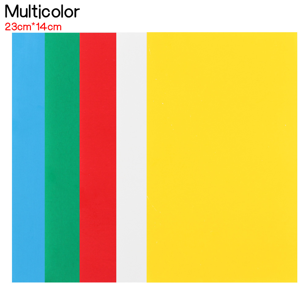 10 Pcs Kleurrijke A4 Organische Coatings Water-Oplosbare Carbon Papier Voor Doek Borduurwerk Tracing Bumf Tekening Transfer Naaien Accessor: multicolor A