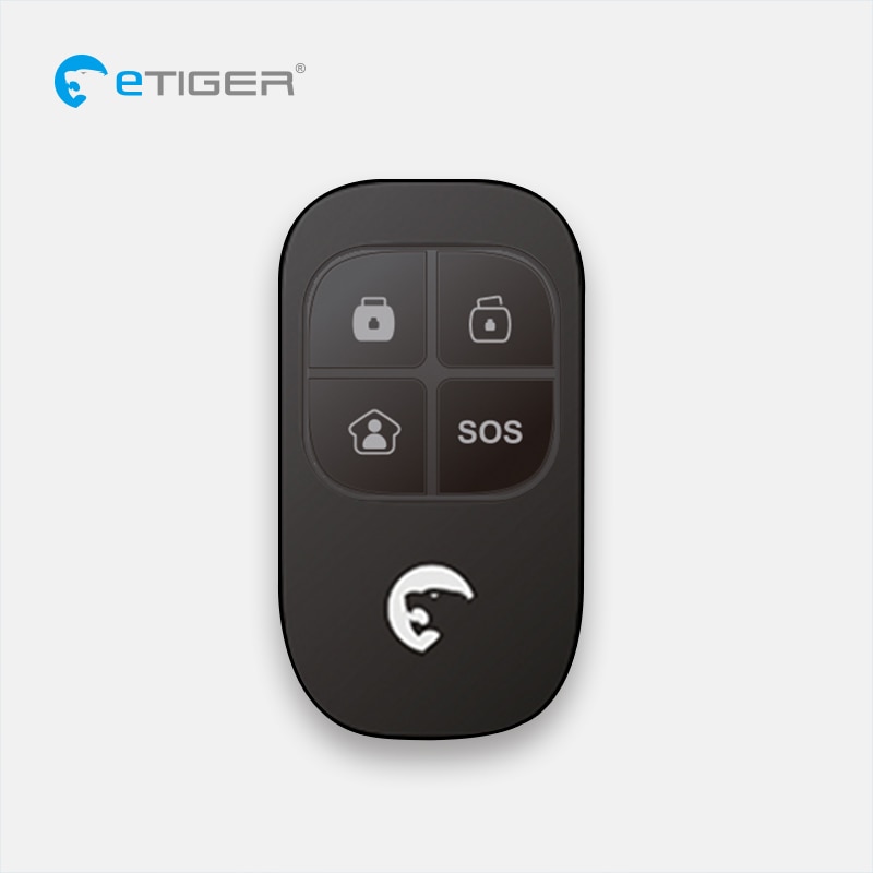 eTIGER ES-RC1 433 MHZ Wireless High-performance Remote Contro is compatible with every eTIGER Secual system Home Security