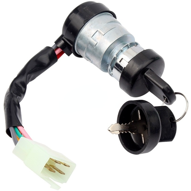 Universeel 5 Draad 5 Pin Contactslot Start Slot Met 2 Sleutels Waterdichte 4 Takt Motorfiets Dune Buggy Atv onderdelen Bromfiets