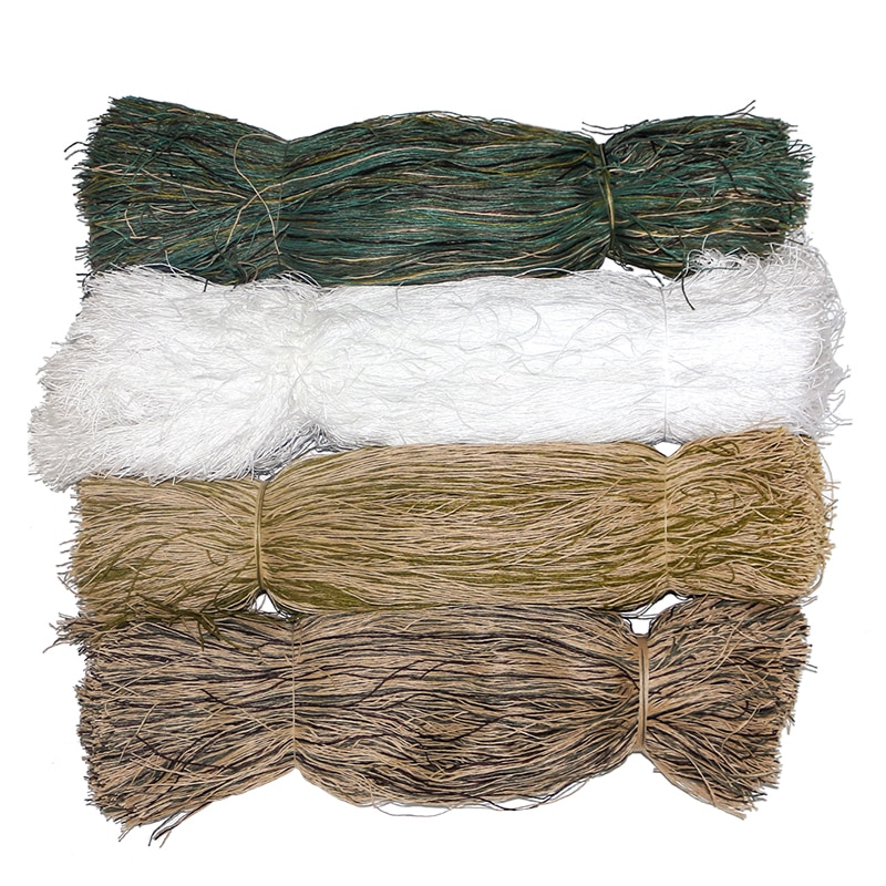 Hilo de camuflaje DIY traje de camuflaje de caza hilo especial traje Ghillie accesorios de reparación hilo sintético del bosque del desierto