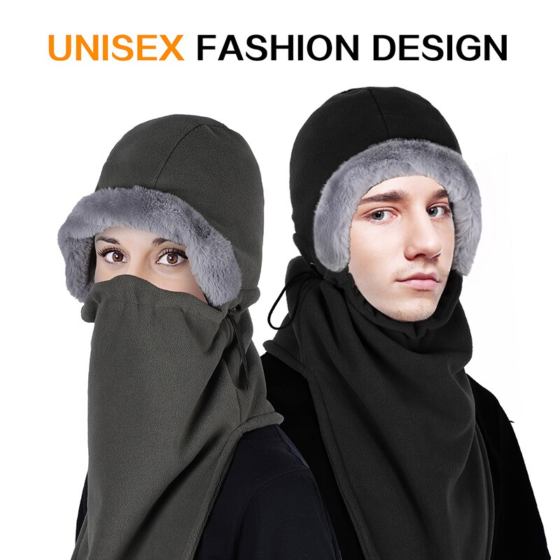 Ouest vélo hiver cyclisme chapeau pour homme vélo thermique polaire cou plus Ski Snowboard moto masque chapeau vélo chapeaux