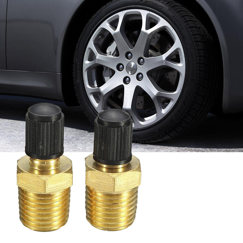 2 stk 1/4 "npt mpt rote dekk luft kompressor tank fyll ventiler til dunlop ventil bil-styling biltilbehør