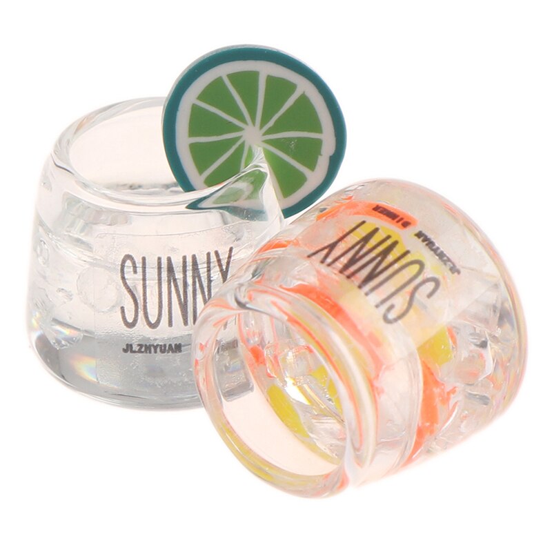 1Pc 1:12 Miniatura casa delle bambole di Ghiaccio Tazza di Acqua mini Casa di Bambola Accessori per la Cucina di Nuovo ~