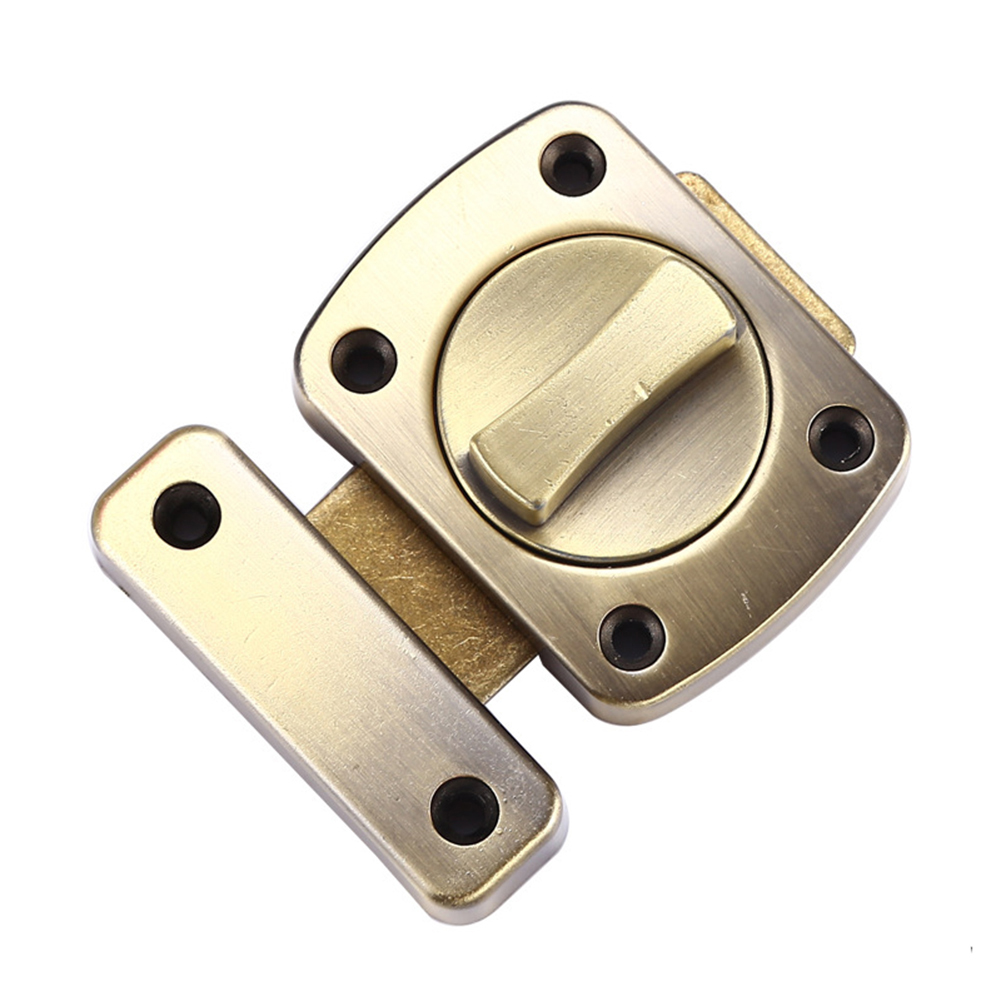 Universal Zinc Alloy Sliding Door Gate Latch Bolt Multifunctional Latch for Door Window Cabinet Locks Accessories: Camel