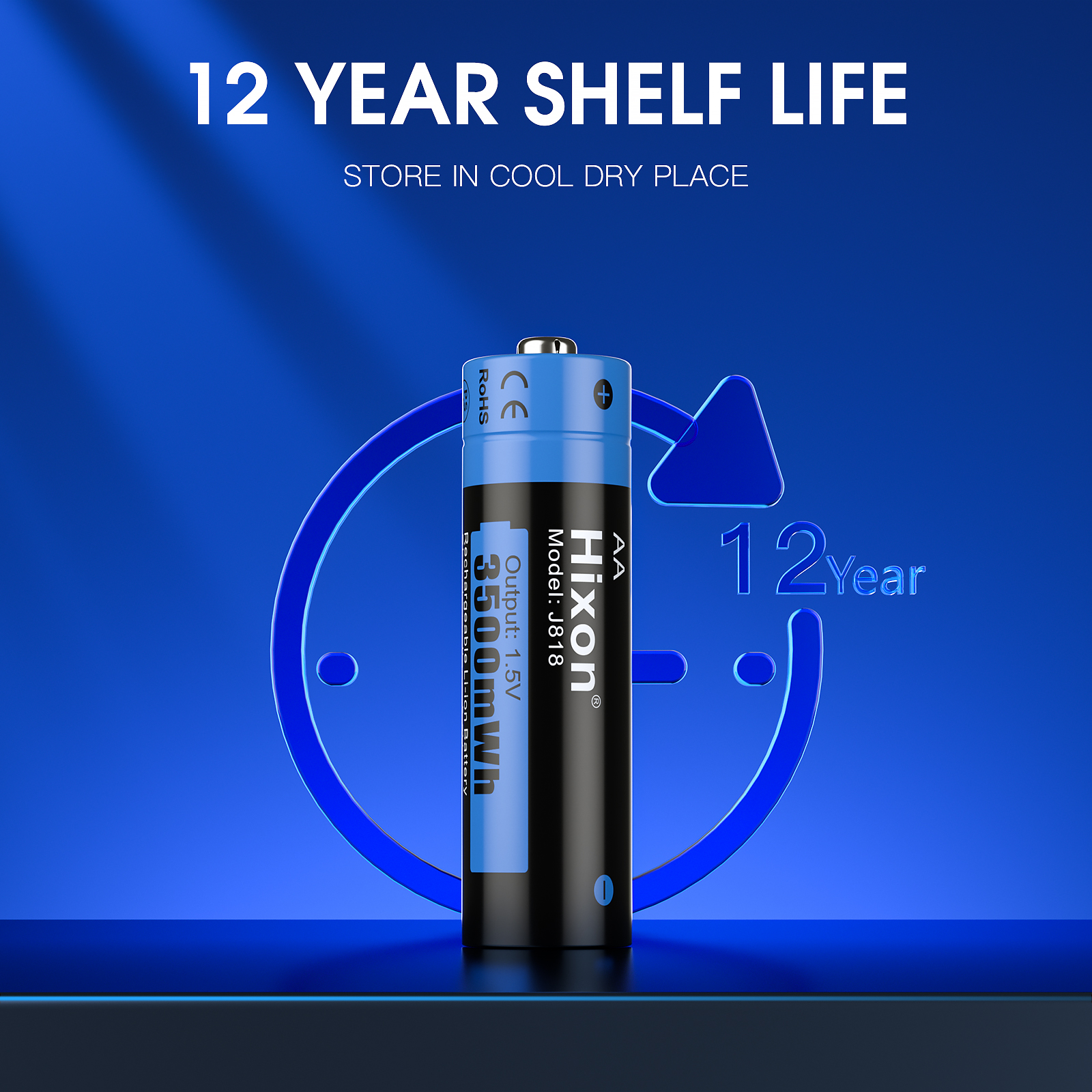 1.5V AA Li-ion Battery Charger Lithium 3500mWh 1.5 V Li ion AA Rechargeable Batteries For Remote Control Toy Battery Light