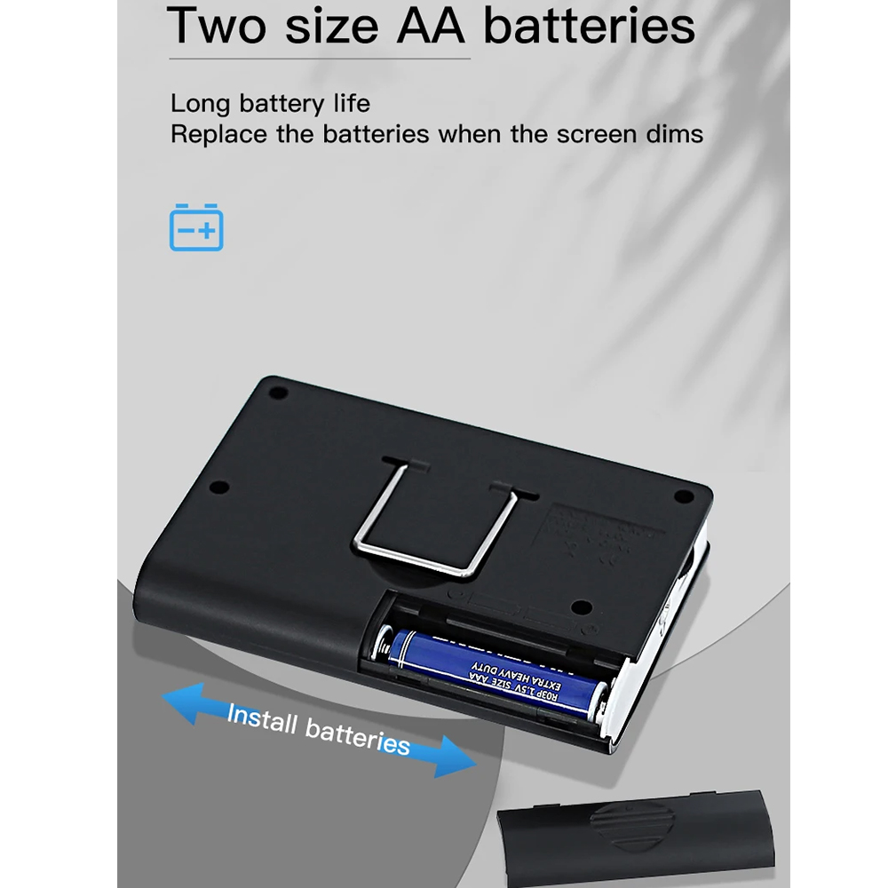 Aroma AMT-560 afinador de guitarra eléctrica y metrónomo micrófono incorporado con Cable de pastilla 6,3mm para guitarra cromática bajo violín ukelele