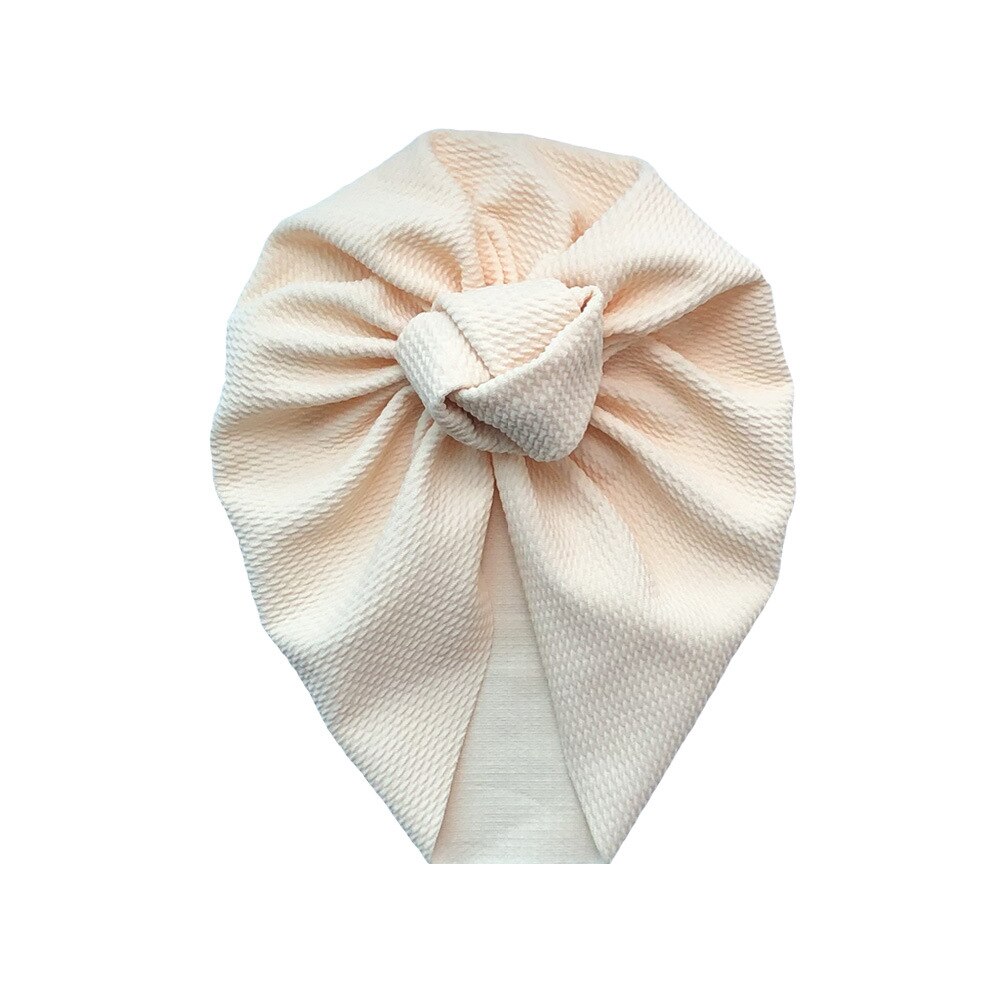 Crianças chapéu atado chapéu recém-nascido grão de milho gorro do bebê cor sólida kink chapéu fotografia adereços meninos e meninas acessórios: 886 Beige