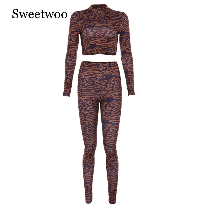 Cool Sportkleding Vrouw Gym Droge Fit Sport Set Leggings Top Fitness Pak Vrouwelijke Print Camouflage Yoga Set Femme Groen Paars: Purple / L