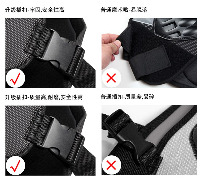 WOSAWE-Chaleco de protección para motocicleta, armadura de seguridad sin mangas para deportes al aire libre, equipo de protección para el pecho