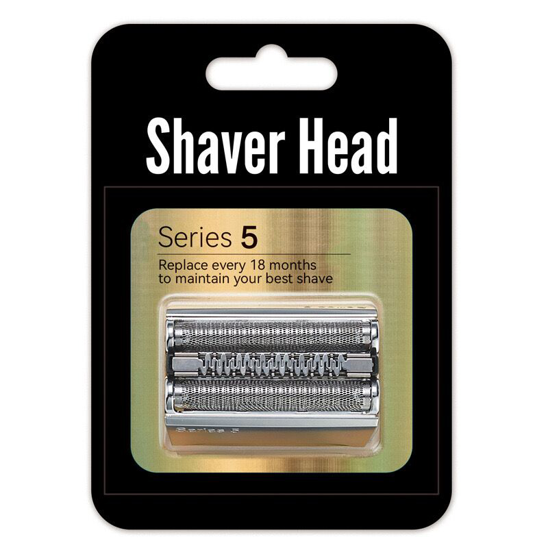 til braun serie 5 braun barbermaskin 52b 52s erstatning elektrisk barbermaskin erstatningshode 5020s, 5030s, 5040s, 5050s, 5070s, 5090cc: Lysegrå