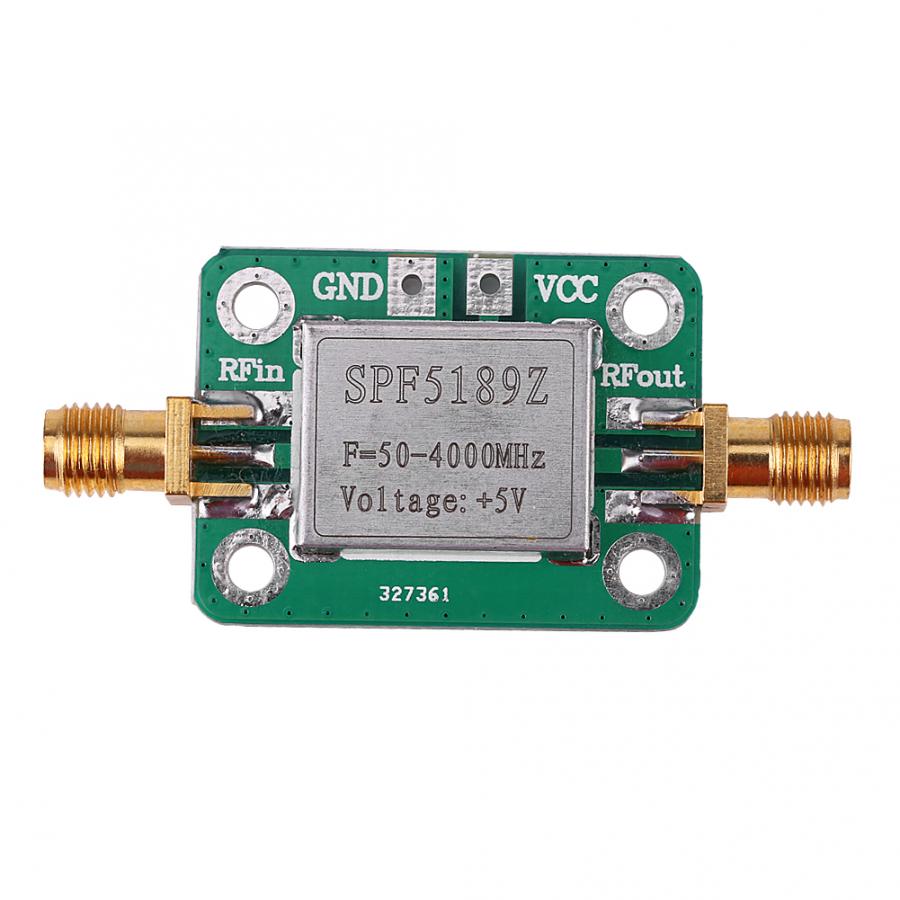 LNA 50-4000MHz SPF5189 RF Amplifier Signal Receiver For FM HF VHF / UHF Ham Radio Professinal Audio AMP