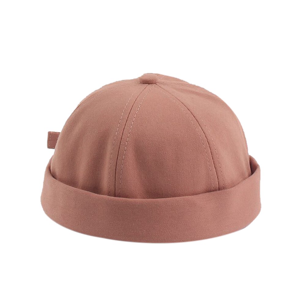hommes rue décontracté Docker marin Biker chapeau boucle bonnet bonnet sans bride unisexe citrouille Vintage marine bonnets: Rose