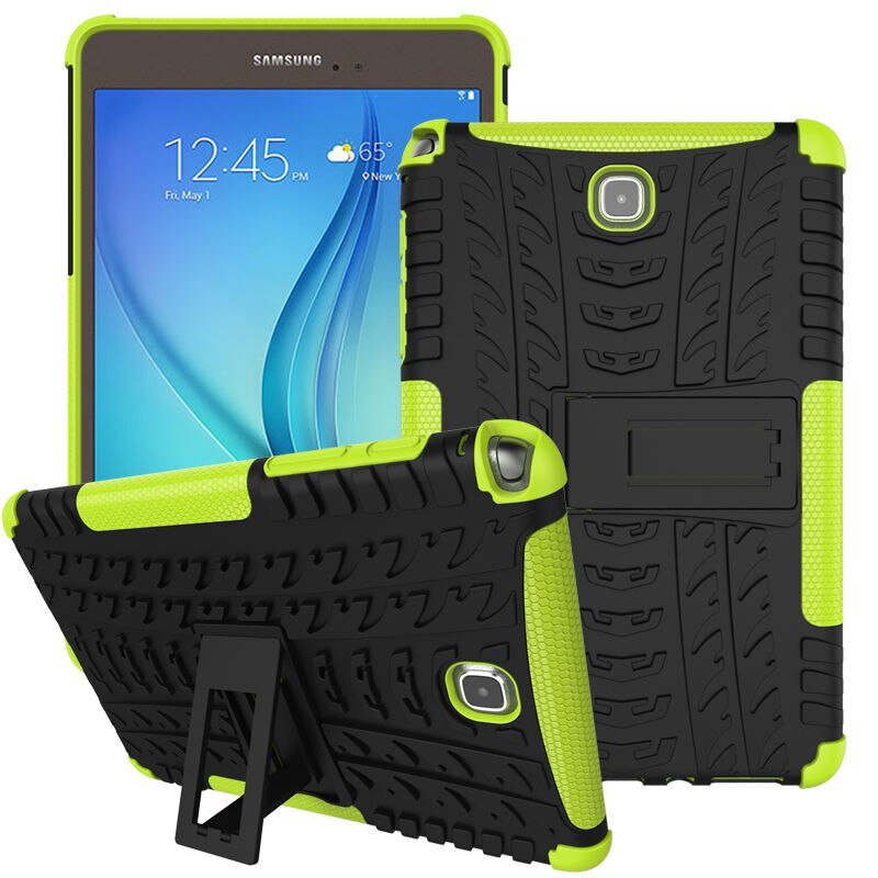 Per Samsung Galaxy Tab 8.0 SM T350 T355 P350 P355 8 &quot;Tablet Caso Della Copertura Del Silicone di TPU + PC Cavalletto Doppia Armatura Della Copertura Posteriore Cas: color 2