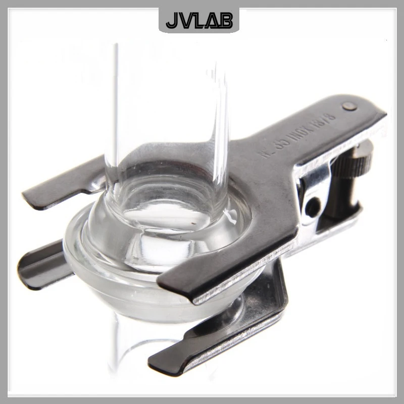 Spherical Clamp Stainless Steel Lab Clip 35# for Spherical Flask Rotary Evaporator Accessories Receiving Bottle Clamp 1 pc