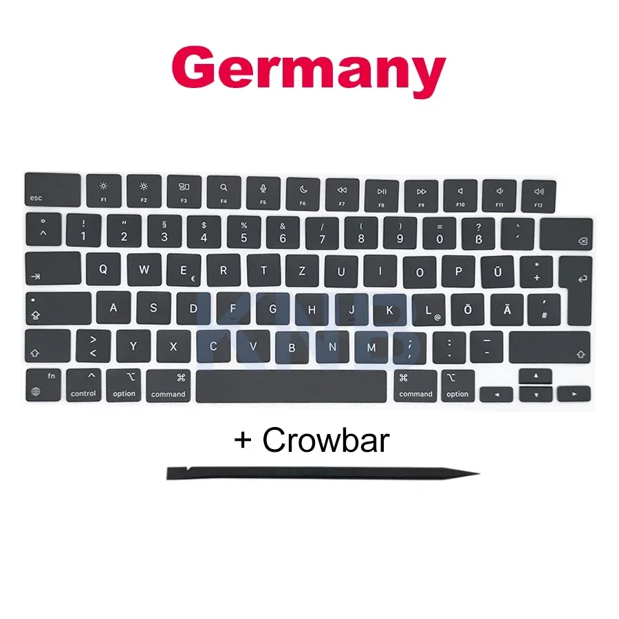 Laptop Keyboard Keys Key Cap Black color For MacBook Air M2 M3 13.6" 15" A2681 A2941 A3113 A3114 Keycap Year: GOLD