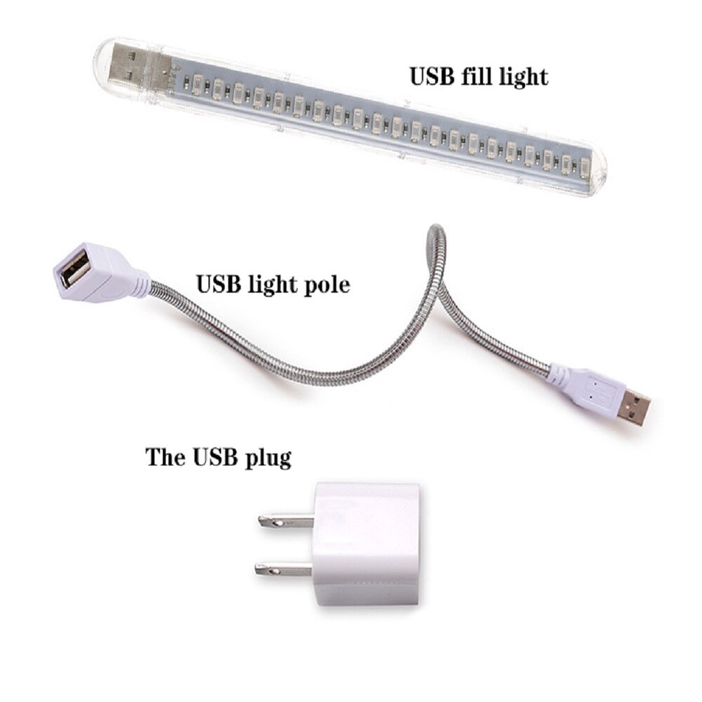 LED Wachsen Licht USB Lampe Volle Spektrum Für Pflanzen Sämlinge Blume drinnen pflanzen Wachsen