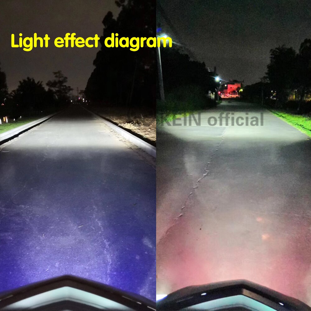 Geen angel eyes cob motorfiets led-licht  h4 ba20d h6 hs1 locomotief led-koplamp highlight chip koplamp scooter accessoires
