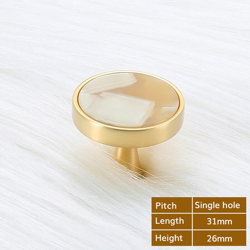 European Door Knobs and Handles for Kitchen Cabinet Zinc Alloy Furniture Handles Marble Vein Gold Drawer Pulls Wall Hanging Hook: 4