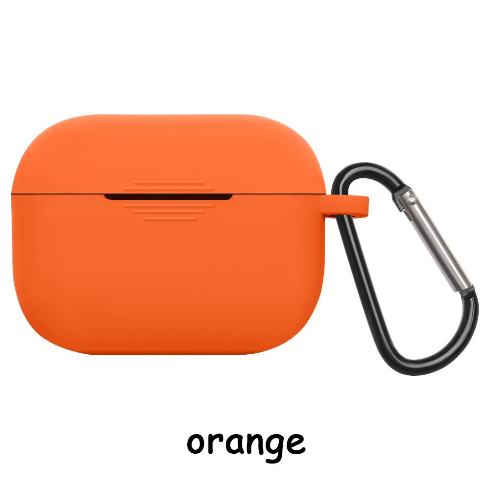 Funda protectora de silicona para Apple Airpods Pro Auriculares inalámbricos con Bluetooth para Airpods 3: orange