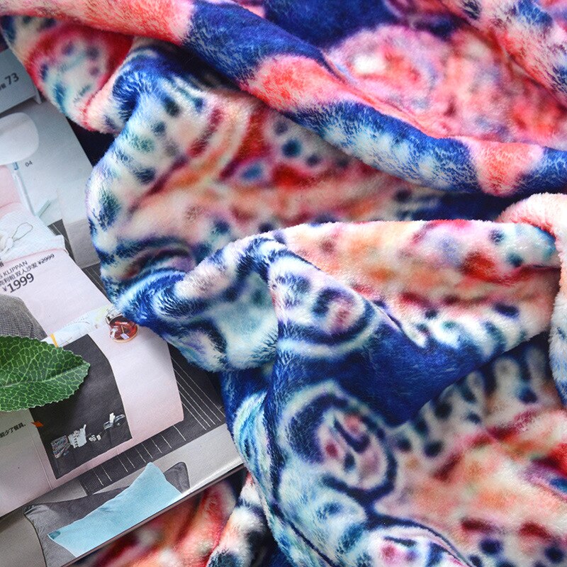 Bohemian Sofa/Air/Bedding Throw Blanket Boho Mandala Fleece Blankets for Beds Bedspread Couverture Polaire Plaids
