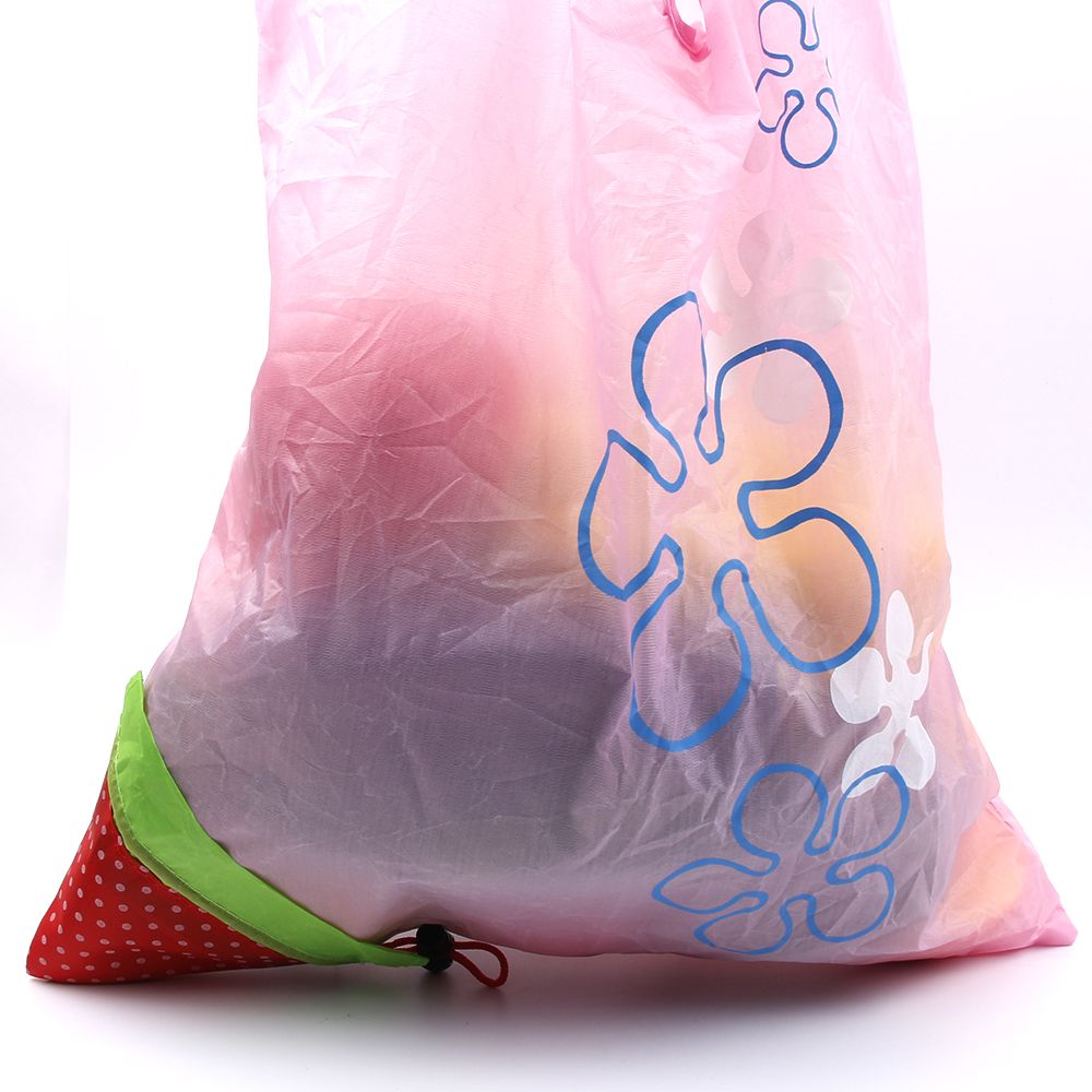 1PC grand filet chaîne sac à provisions réutilisable épicerie coton sac Protection de l'environnement main Totes pliable: pink