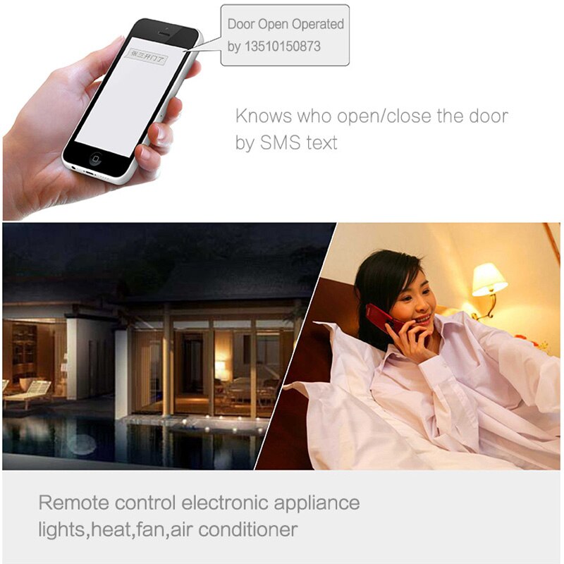 GSM Gate Opener Access Controller Wireless Relay W... Grandado