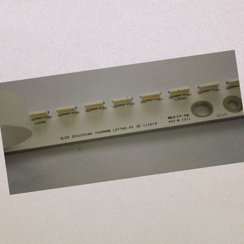 SLED 2012SVS46 7032NNB LEFT60 PV 3D LTJ460 LTJ460HN06-H LTJ460HW05-H 1piece=60LED 1set=2piece(Left and right)