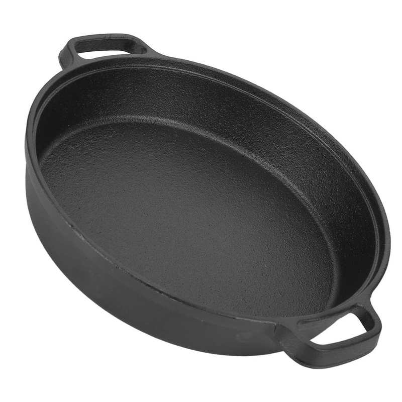 Frying Pan Pancake Pan 25CM 2 Handle for Kitchen