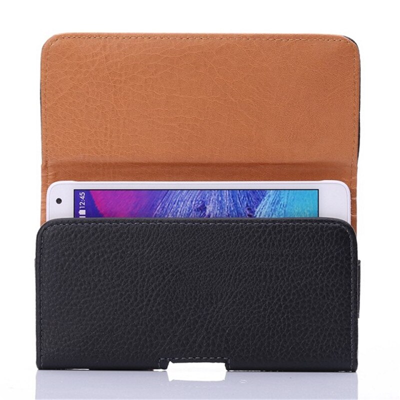 Funda Teléfono Universal de cuero PU para Huawei Honor 8S, funda de cintura, funda con cinturón, funda con tapa para Honor8S KSE-LX9 Coque