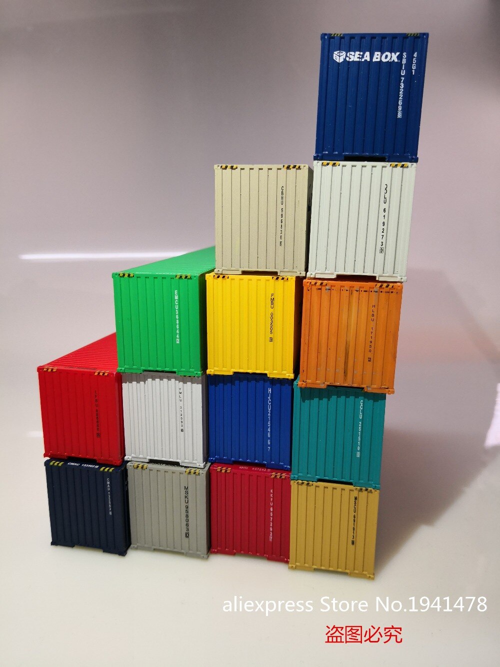 1/87 Prachtige Model Trein Ho 40GP Container Diy Logistiek Scène Container .