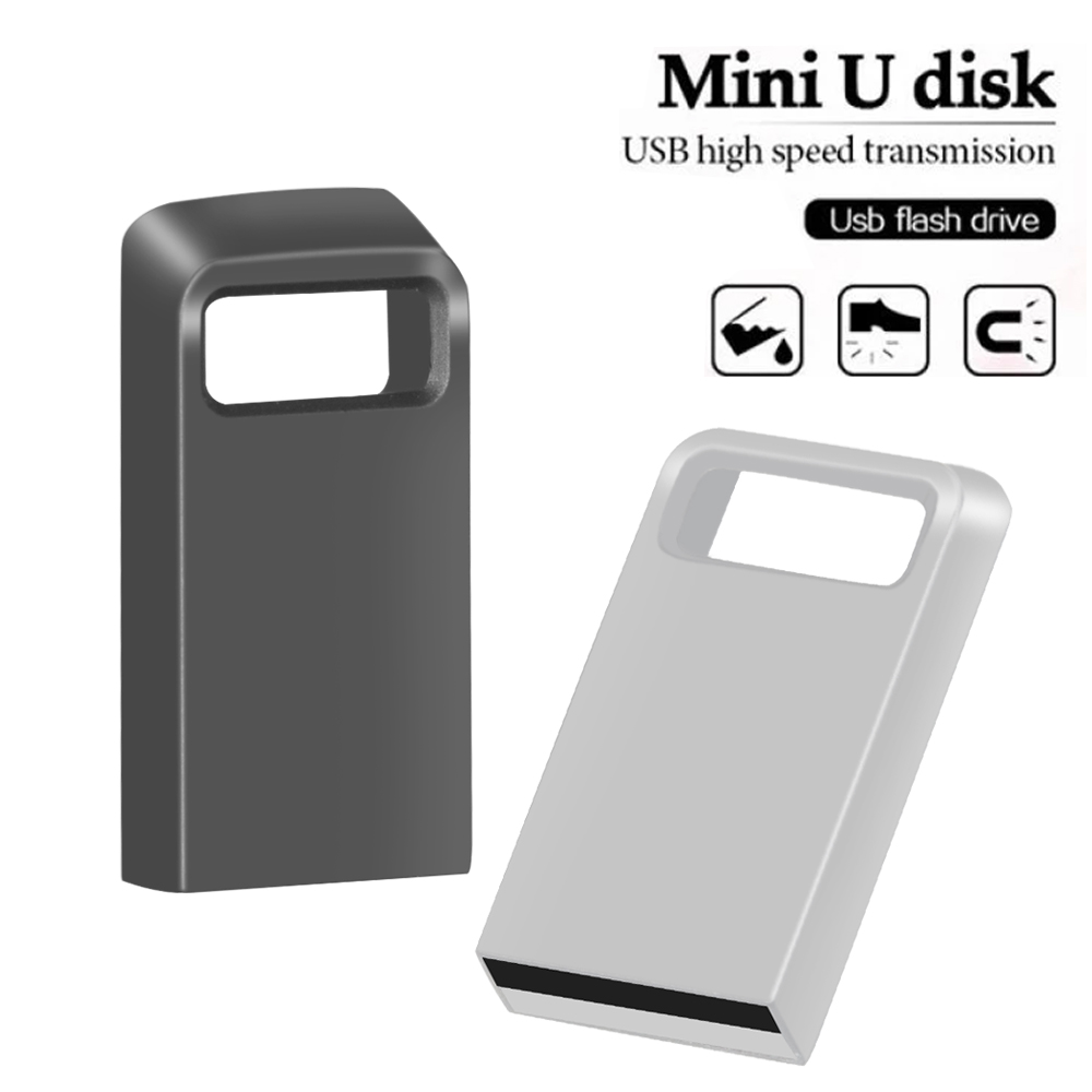 USB2.0 4 GB Disk USB Flash Drive 32 GB Cool Pendrive Metal 8 GB Pen Drive 16 GB USB Stick Color Silver Flash Drive high speed
