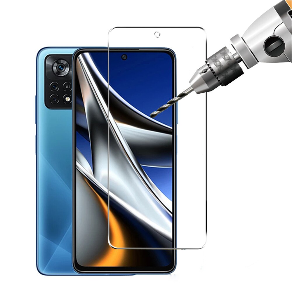 Vetro temperato 4in1 per Poco X4 Pro 5G NFC protezione dello schermo obiettivo della fotocamera protettivo per Xiaomi Poco X4 Pro 5G vetro di protezione