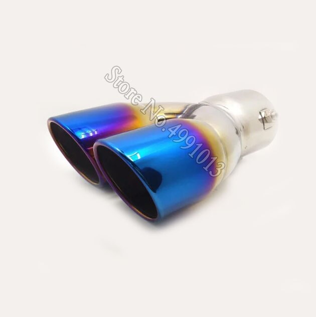 For Honda element car stickers cover muffler exterior back end pipe dedicate exhaust tip tail outlet ornament 1pcs: B1007Ba76