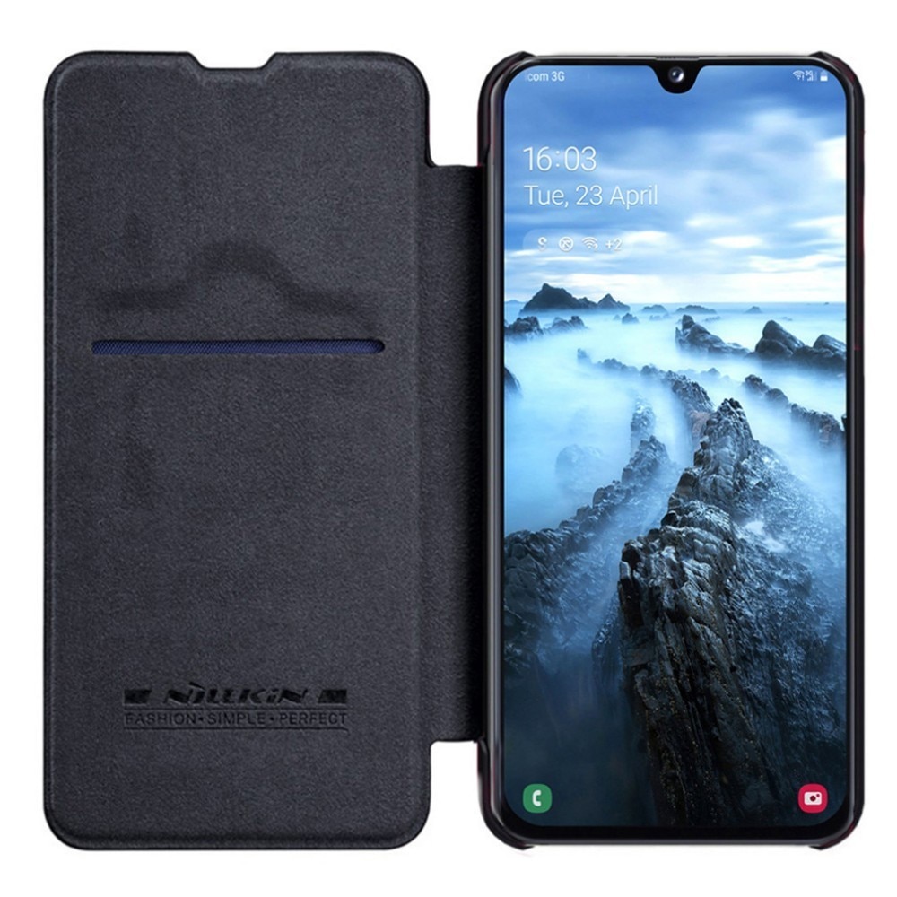 For Samsung Galaxy A40/A50/A10/A30 Cover case Nillkin Qin PU Luxury Flip leather back cover wallet case