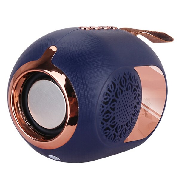Gouden Ei Bluetooth Speaker Subwoofer Mini Speaker Board Draagbare Mini Ronde Vat: Blue