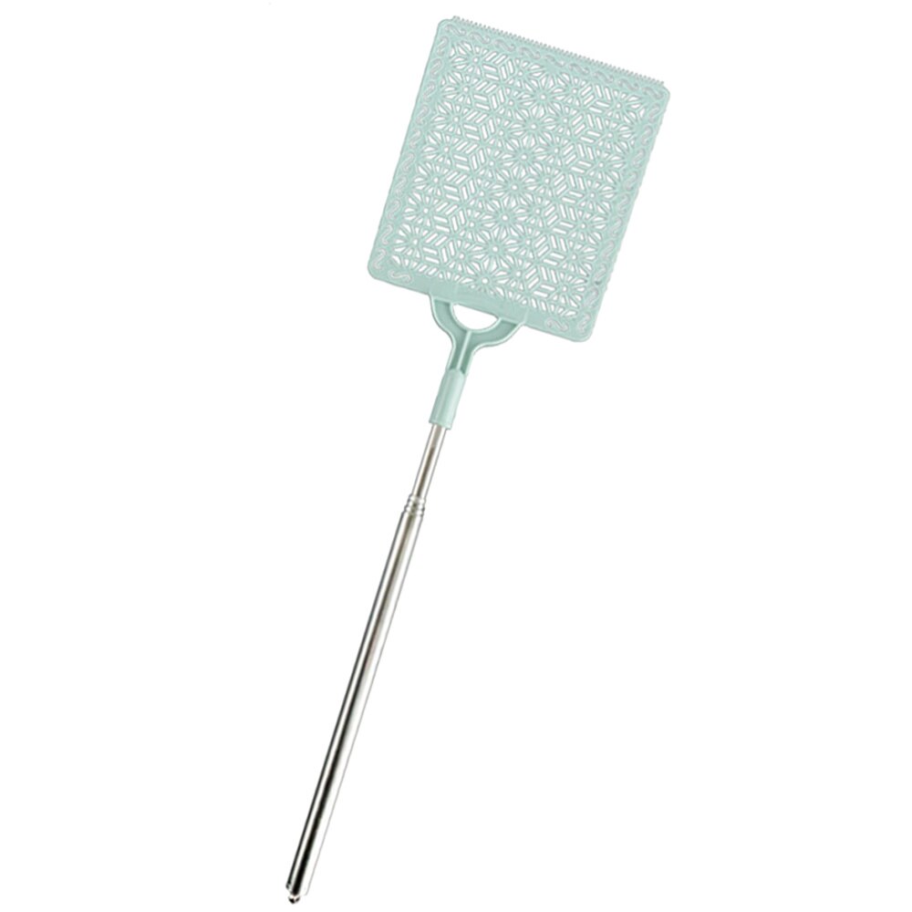 1Pc Mosquito Flyswatter Stretch Multifunctionele Swatter Met Een Roestvrij Stalen Handgreep Voor Thuis (Sky-Blauw): Sky-blue