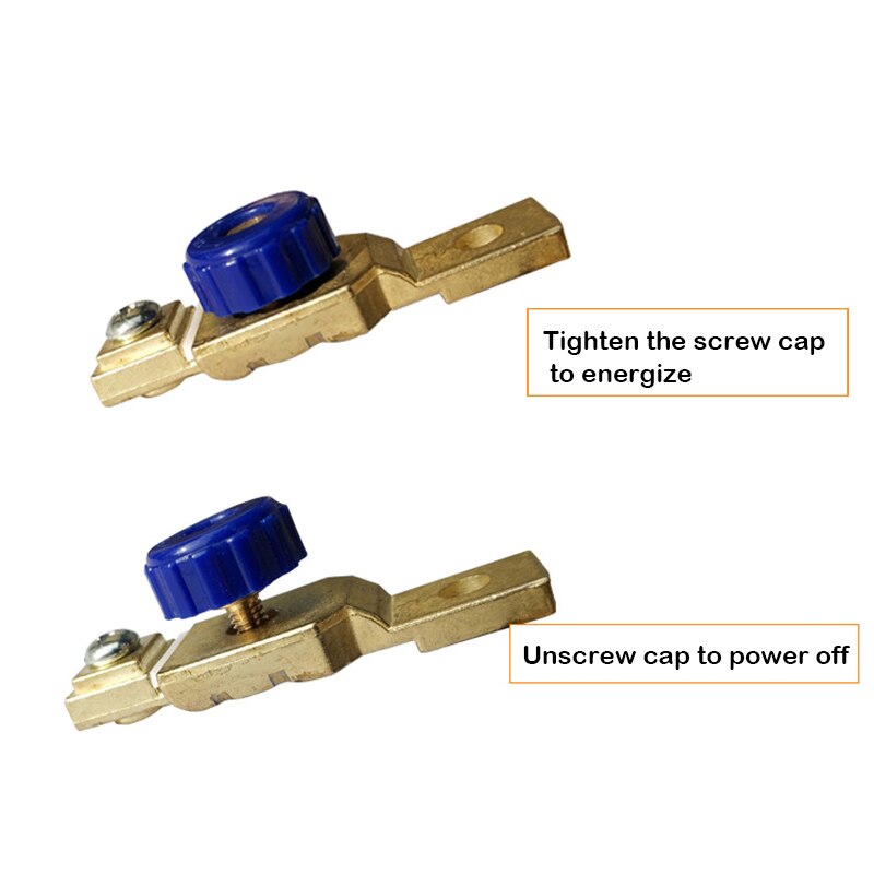 Motorcycle Battery Cut Off Kill Switch Disconnect Terminal 12V 80A For Protection Car Side Post Current Leakage Circuit Breaker