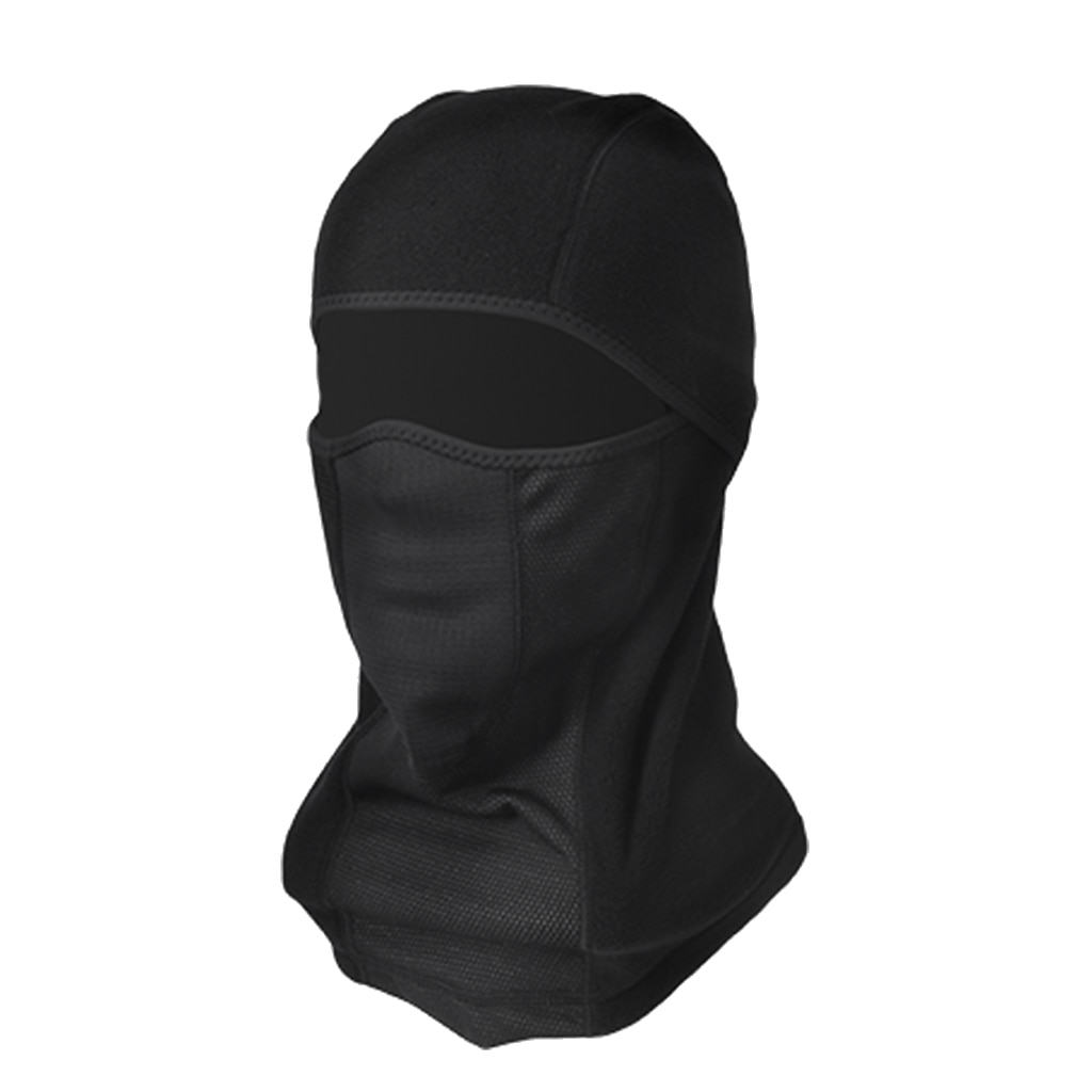 Outdoor Ski Hat Balaclava Motorcycle Full Face Mask Face Protection Black Moisture Absorption Function