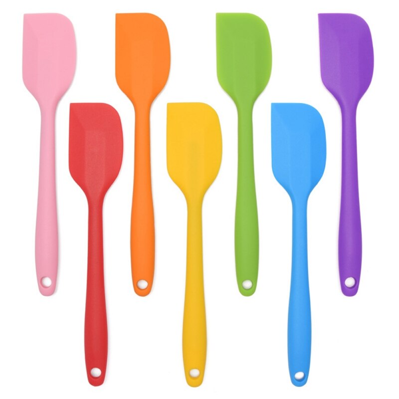 Premium Silicone Spatulas, Heat Resistant Non-Stick Rubber Scrapers Kitchen Bakeware Tool Utensils Tools Cooking Gadget,
