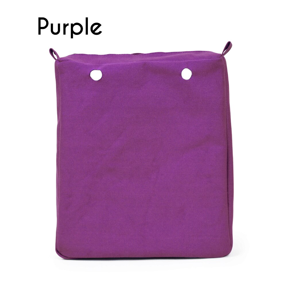 Canvas Insert Tela Insert Lining for O CHIC Lining Canvas Waterproof Inner Pocket for Obag OCHIC: Purple