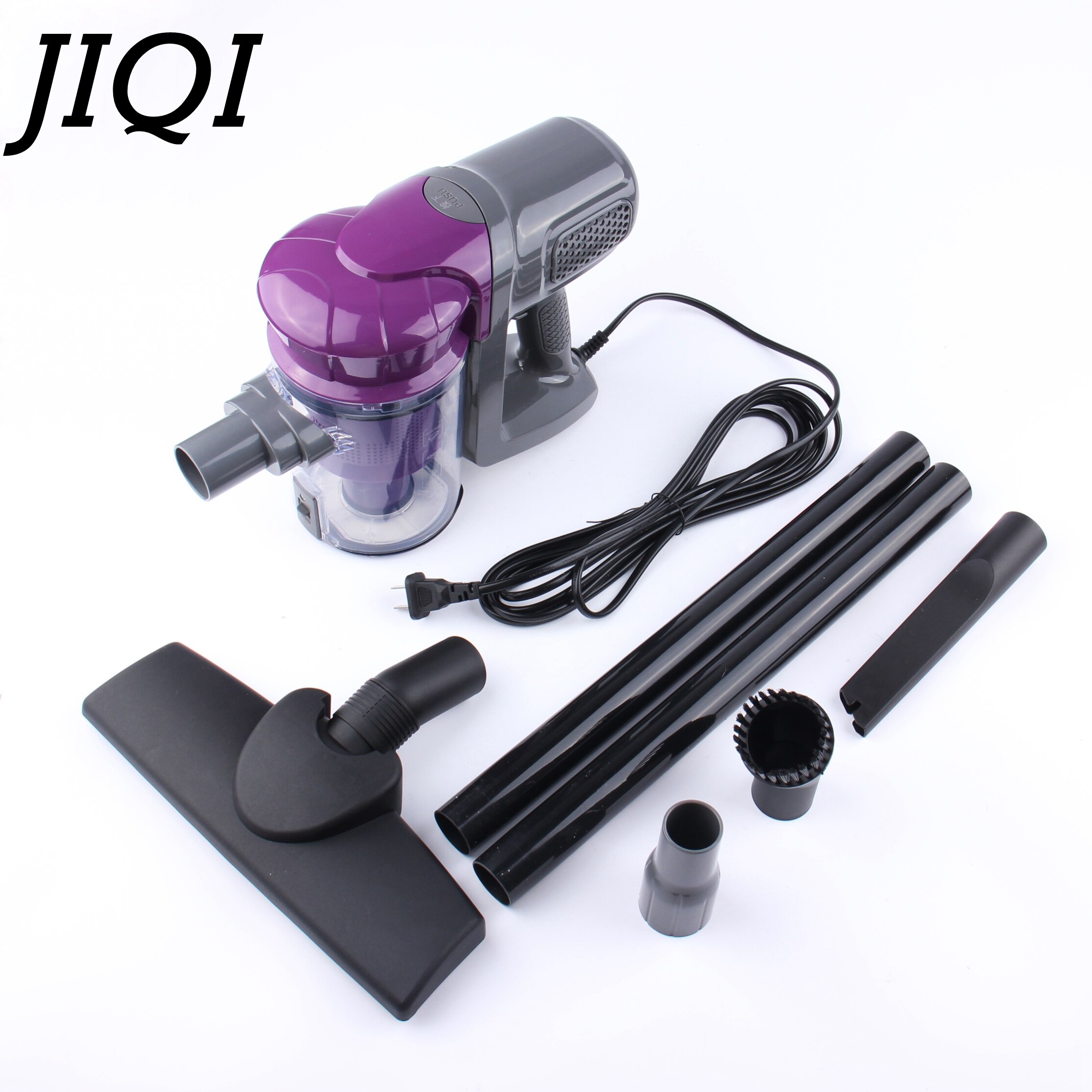 Jiqi Huishoudelijke Hand-Held Stofzuiger Krachtige Reiniging Machine 1L Stofafscheider Mijt Remover Floor Wasmachine 13.8 Kpa Zuig