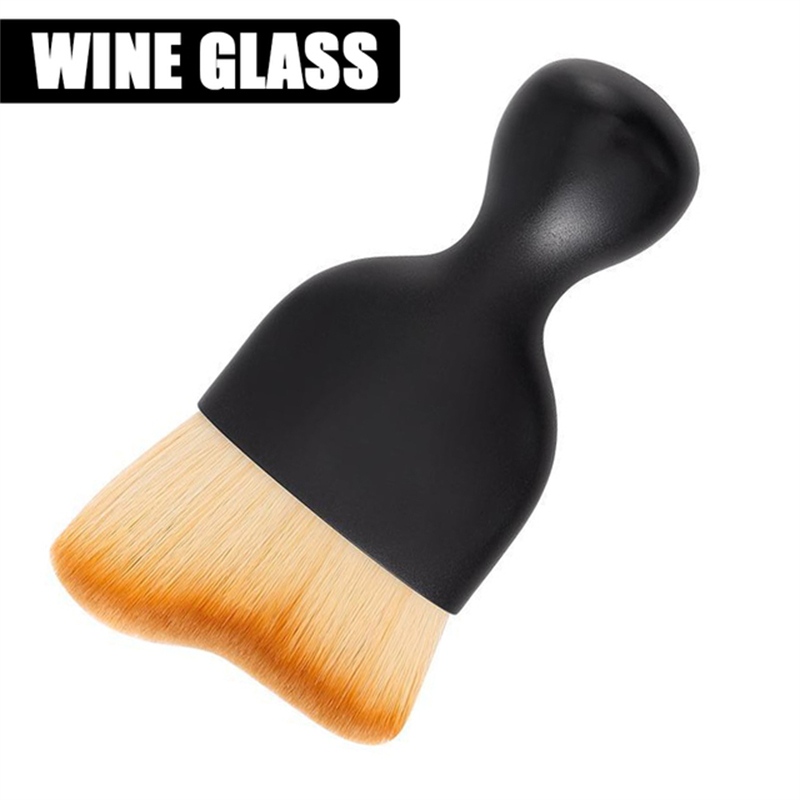 Cepillo suave para limpieza Interior de coche, salida de aire para salpicadero, herramientas de barrido y polvo, cepillos para plumero para el hogar y la Oficina, 1/3 Uds.: Azul