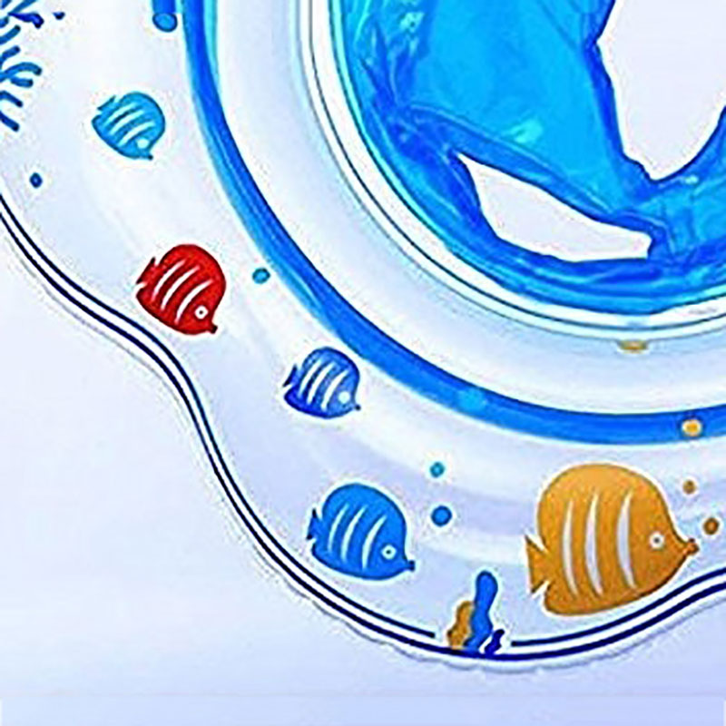 1 Pcs Baby Swimming Ring Inflatable Boat Raft Rings Toy Baby Double Airbags Floating Inflatable Kickboard Three Color